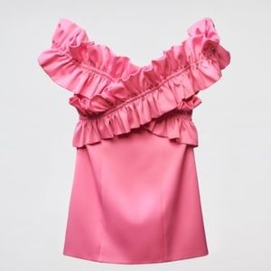 Zara Pink Mini Dress (small)
